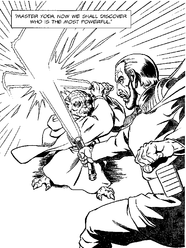 Kidsnfun.com  23 coloring pages of Star wars Attack of the Clones